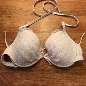 Gorgeous white Lacy bikini top VS